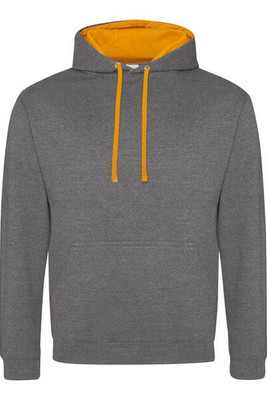 JUST HOODS BY AWDIS JH003 - Premium Contrast Varsity Hoodie with Kangaroo Pocket