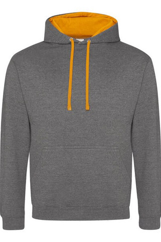 JUST HOODS BY AWDIS JH003 - Premium Contrast Varsity Hoodie with Kangaroo Pocket