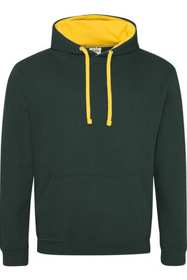 JUST HOODS BY AWDIS JH003 - Premium Contrast Varsity Hoodie with Kangaroo Pocket