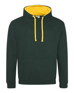 JUST HOODS BY AWDIS JH003 - Premium Contrast Varsity Hoodie with Kangaroo Pocket