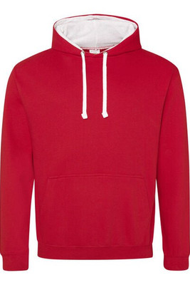 JUST HOODS BY AWDIS JH003 - Premium Contrast Varsity Hoodie with Kangaroo Pocket