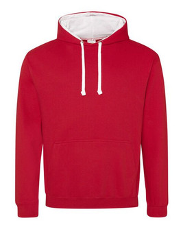 JUST HOODS BY AWDIS JH003 - Premium Contrast Varsity Hoodie with Kangaroo Pocket