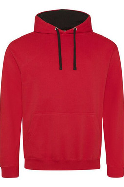 JUST HOODS BY AWDIS JH003 - Premium Contrast Varsity Hoodie with Kangaroo Pocket