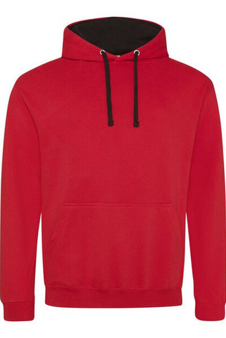 JUST HOODS BY AWDIS JH003 - Premium Contrast Varsity Hoodie with Kangaroo Pocket