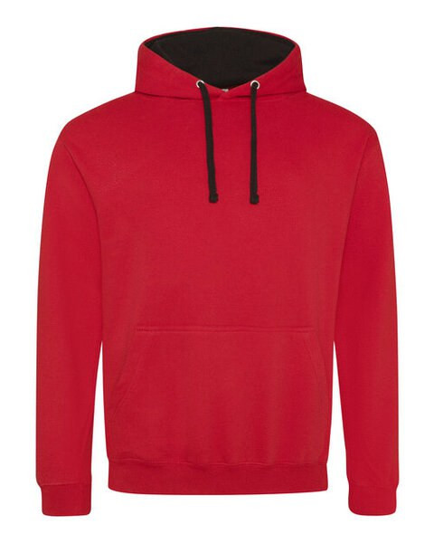 JUST HOODS BY AWDIS JH003 - Premium Contrast Varsity Hoodie with Kangaroo Pocket