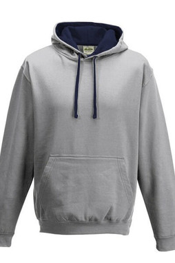 JUST HOODS BY AWDIS JH003 - Premium Contrast Varsity Hoodie with Kangaroo Pocket