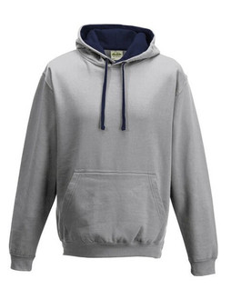 JUST HOODS BY AWDIS JH003 - Premium Contrast Varsity Hoodie with Kangaroo Pocket