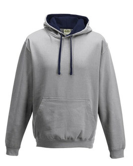 JUST HOODS BY AWDIS JH003 - Premium Contrast Varsity Hoodie with Kangaroo Pocket