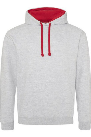 JUST HOODS BY AWDIS JH003 - Premium Contrast Varsity Hoodie with Kangaroo Pocket