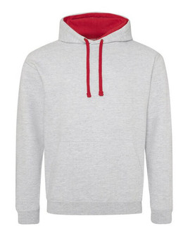 JUST HOODS BY AWDIS JH003 - Premium Contrast Varsity Hoodie with Kangaroo Pocket