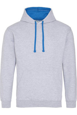 JUST HOODS BY AWDIS JH003 - Premium Contrast Varsity Hoodie with Kangaroo Pocket