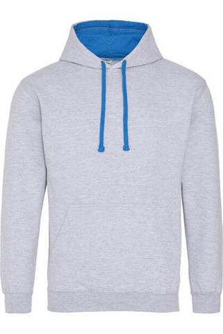 JUST HOODS BY AWDIS JH003 - Premium Contrast Varsity Hoodie with Kangaroo Pocket