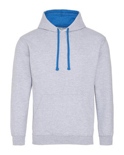 JUST HOODS BY AWDIS JH003 - Premium Contrast Varsity Hoodie with Kangaroo Pocket