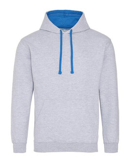 JUST HOODS BY AWDIS JH003 - Premium Contrast Varsity Hoodie with Kangaroo Pocket