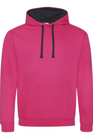 JUST HOODS BY AWDIS JH003 - Premium Contrast Varsity Hoodie with Kangaroo Pocket