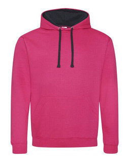 JUST HOODS BY AWDIS JH003 - Premium Contrast Varsity Hoodie with Kangaroo Pocket