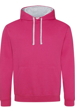 JUST HOODS BY AWDIS JH003 - Premium Contrast Varsity Hoodie with Kangaroo Pocket