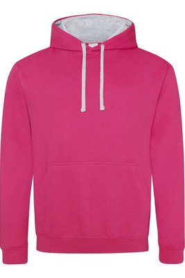 JUST HOODS BY AWDIS JH003 - Premium Contrast Varsity Hoodie with Kangaroo Pocket