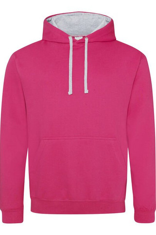 JUST HOODS BY AWDIS JH003 - Premium Contrast Varsity Hoodie with Kangaroo Pocket