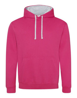 JUST HOODS BY AWDIS JH003 - Premium Contrast Varsity Hoodie with Kangaroo Pocket