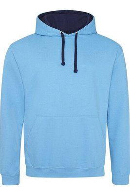 JUST HOODS BY AWDIS JH003 - Premium Contrast Varsity Hoodie with Kangaroo Pocket