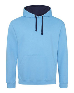 JUST HOODS BY AWDIS JH003 - Premium Contrast Varsity Hoodie with Kangaroo Pocket