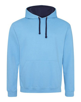 JUST HOODS BY AWDIS JH003 - Premium Contrast Varsity Hoodie with Kangaroo Pocket