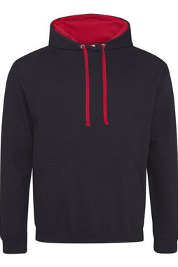 JUST HOODS BY AWDIS JH003 - Premium Contrast Varsity Hoodie with Kangaroo Pocket