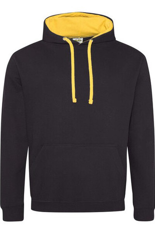 JUST HOODS BY AWDIS JH003 - Premium Contrast Varsity Hoodie with Kangaroo Pocket