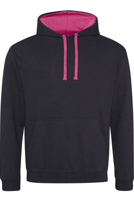 JUST HOODS BY AWDIS JH003 - Premium Contrast Varsity Hoodie with Kangaroo Pocket