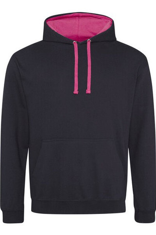 JUST HOODS BY AWDIS JH003 - Premium Contrast Varsity Hoodie with Kangaroo Pocket