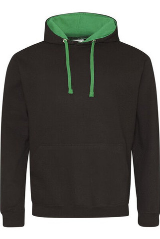 JUST HOODS BY AWDIS JH003 - Premium Contrast Varsity Hoodie with Kangaroo Pocket