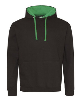 JUST HOODS BY AWDIS JH003 - Premium Contrast Varsity Hoodie with Kangaroo Pocket