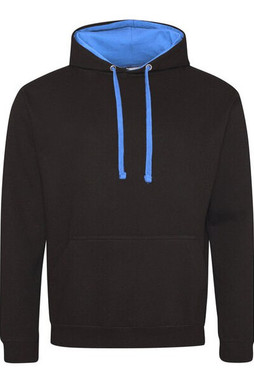 JUST HOODS BY AWDIS JH003 - Premium Contrast Varsity Hoodie with Kangaroo Pocket