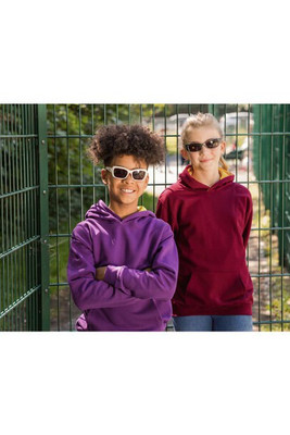 JUST HOODS BY AWDIS JH003 - Premium Contrast Varsity Hoodie with Kangaroo Pocket