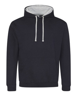 JUST HOODS BY AWDIS JH003 - Premium Contrast Varsity Hoodie with Kangaroo Pocket