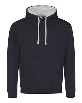 JUST HOODS BY AWDIS JH003 - Premium Contrast Varsity Hoodie with Kangaroo Pocket
