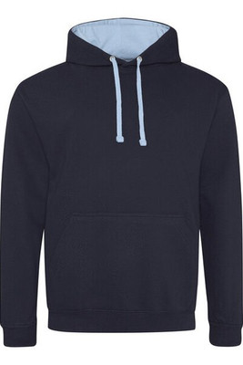 JUST HOODS BY AWDIS JH003 - Premium Contrast Varsity Hoodie with Kangaroo Pocket