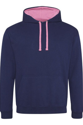 JUST HOODS BY AWDIS JH003 - Premium Contrast Varsity Hoodie with Kangaroo Pocket