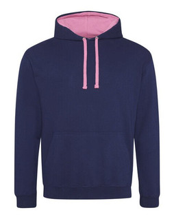 JUST HOODS BY AWDIS JH003 - Premium Contrast Varsity Hoodie with Kangaroo Pocket