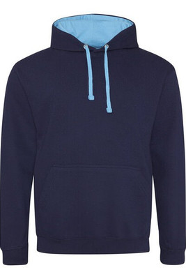 JUST HOODS BY AWDIS JH003 - Premium Contrast Varsity Hoodie with Kangaroo Pocket