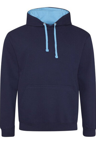 JUST HOODS BY AWDIS JH003 - Premium Contrast Varsity Hoodie with Kangaroo Pocket