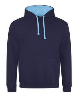 JUST HOODS BY AWDIS JH003 - Premium Contrast Varsity Hoodie with Kangaroo Pocket