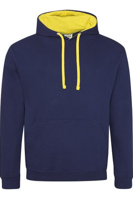 JUST HOODS BY AWDIS JH003 - Premium Contrast Varsity Hoodie with Kangaroo Pocket
