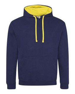 JUST HOODS BY AWDIS JH003 - Premium Contrast Varsity Hoodie with Kangaroo Pocket