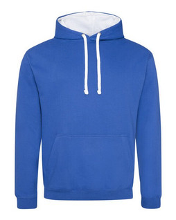 JUST HOODS BY AWDIS JH003 - Premium Contrast Varsity Hoodie with Kangaroo Pocket
