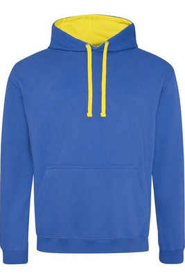 JUST HOODS BY AWDIS JH003 - Premium Contrast Varsity Hoodie with Kangaroo Pocket