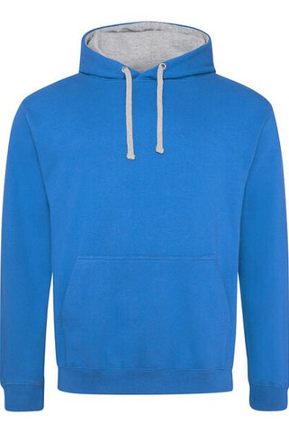 JUST HOODS BY AWDIS JH003 - Premium Contrast Varsity Hoodie with Kangaroo Pocket