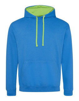 JUST HOODS BY AWDIS JH003 - Premium Contrast Varsity Hoodie with Kangaroo Pocket