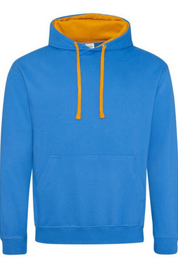 JUST HOODS BY AWDIS JH003 - Premium Contrast Varsity Hoodie with Kangaroo Pocket